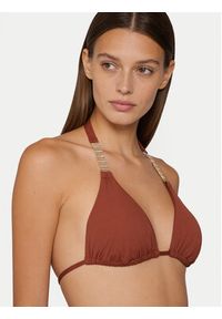 Guess Góra od bikini E6GJ41 KG272 Brązowy. Kolor: brązowy. Materiał: syntetyk #4