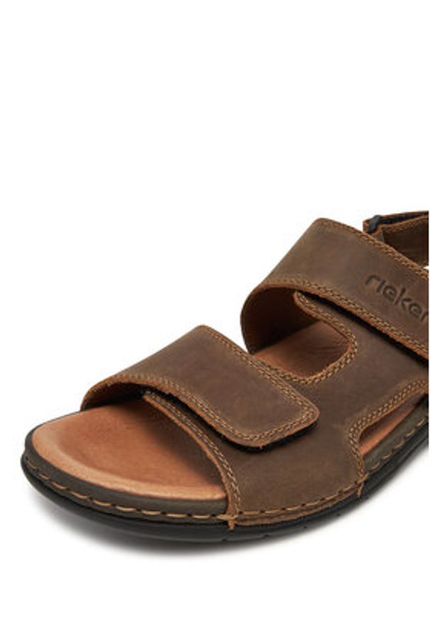 Rieker Sandały CEO-25558-25 Brązowy. Kolor: brązowy. Materiał: skóra, nubuk