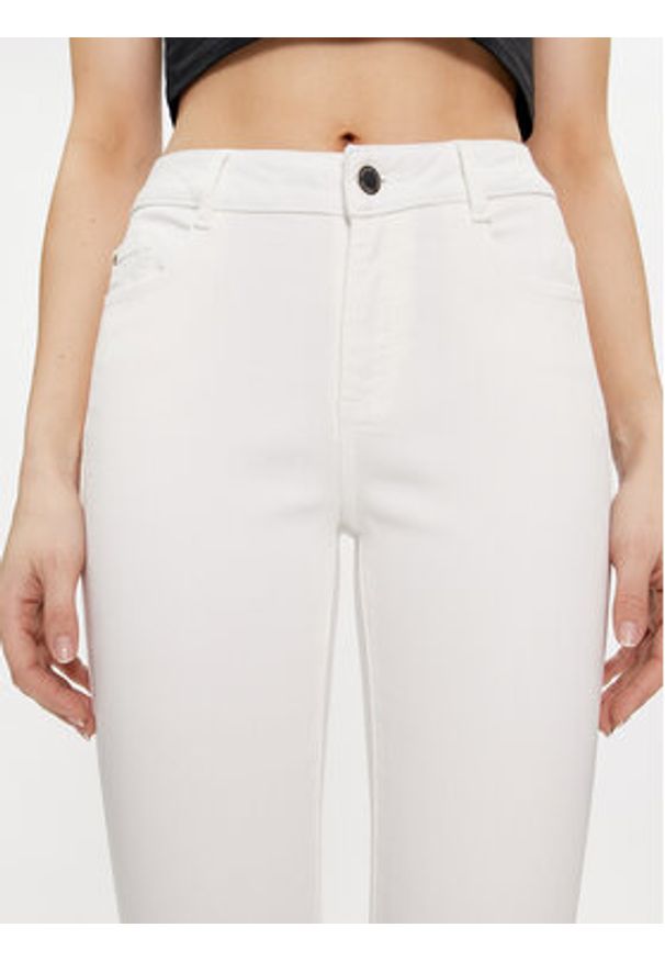 Morgan Jeansy 241-POLIA1 Écru Skinny Fit