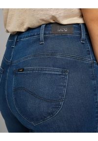Lee - LEE CLASSIC STRAIGHT PLUS DAMSKIE SPODNIE JEANSOWE JEANSY DARK SYLVIE L32JPVWM 112107646 #4