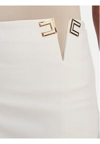 Elisabetta Franchi Spódnica ołówkowa GO-147-61E2-V320 Biały Regular Fit. Kolor: biały. Materiał: syntetyk #2