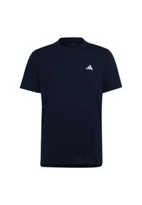 Adidas - Club Tennis Tee. Kolor: niebieski. Materiał: materiał. Sport: tenis #1