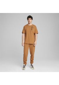 Puma - Męskie spodnie RAD/CAL PUMA Caramel Latte Beige. Kolor: beżowy. Materiał: dzianina. Sport: fitness