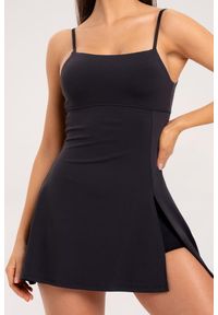 GYM GLAMOUR - Sukienka fitness Gym Glamour Court. Kolor: czarny. Typ sukienki: sportowe. Styl: glamour