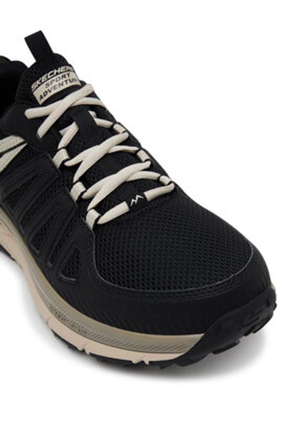 skechers - Skechers Trekkingi Switch Back-Venture Seeker 237686/BKTP Czarny. Kolor: czarny. Materiał: materiał. Sport: turystyka piesza