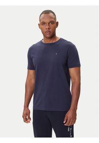 TOMMY HILFIGER - Tommy Hilfiger T-Shirt 2S87904671 Granatowy Regular Fit. Kolor: niebieski. Materiał: bawełna