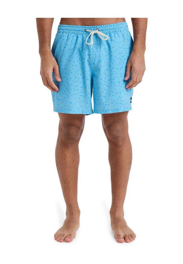 Quiksilver - Szorty kąpielowe dla Mężczyzn SURFSILK STRAIGHT 16" Niebieski. Kolor: niebieski. Materiał: poliester, materiał, elastan. Styl: sportowy