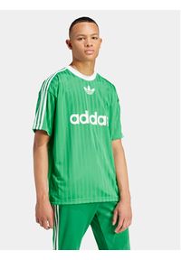 Adidas - adidas T-Shirt adicolor IM9457 Zielony Loose Fit. Kolor: zielony. Materiał: syntetyk #5