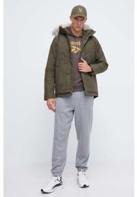 Helly Hansen kurtka COASTAL 3.0 PARKA męska kolor zielony zimowa 53995. Kolor: zielony. Materiał: futro, puch, materiał, włókno. Długość: długie. Sezon: zima #2