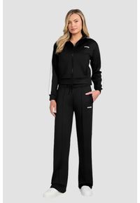 Guess - GUESS Czarna damska bluza z lampasami Yarrow. Kolor: czarny #3