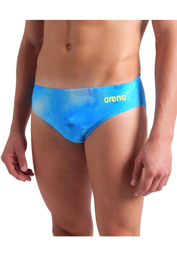 Kąpielówki Arena Swim Briefs Allover. Kolor: niebieski
