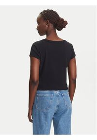 Calvin Klein Jeans T-Shirt LV047C200G Czarny Slim Fit. Kolor: czarny. Materiał: bawełna #4