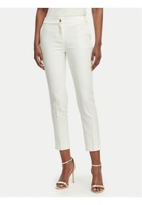 Morgan Spodnie materiałowe 222-PLIME.F Biały Regular Fit. Kolor: biały. Materiał: syntetyk, bawełna #1