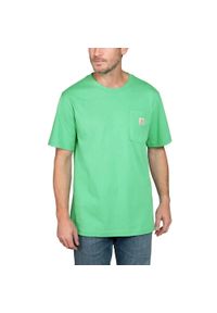Koszulka sportowa męska T-shirt Carhartt Heavyweight Pocket K87. Kolor: zielony