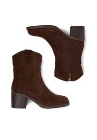 Jenny - JENNY Botki CEO-HYF2T651S-1 Brązowy. Kolor: brązowy. Materiał: materiał #7