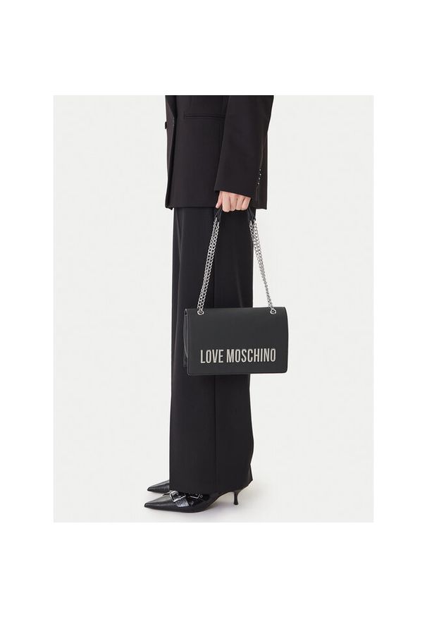 Love Moschino - Torebka LOVE MOSCHINO. Kolor: czarny