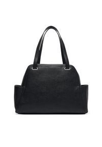 Calvin Klein Torebka Pockets Monologo Tote LV04F3689G Czarny. Kolor: czarny. Materiał: skórzane #2
