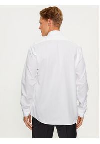 Karl Lagerfeld - KARL LAGERFELD Koszula 605100 534610 Biały Modern Fit. Typ kołnierza: dekolt w karo. Kolor: biały. Materiał: bawełna