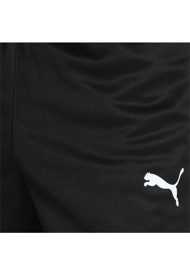 Spodnie fitness męskie Puma teamRISE Poly Training. Kolor: czarny, wielokolorowy, biały. Materiał: tkanina. Sport: fitness