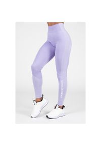 GORILLA WEAR - Selah Bezszwowe Leginsy ilac. Kolor: fioletowy. Sport: fitness
