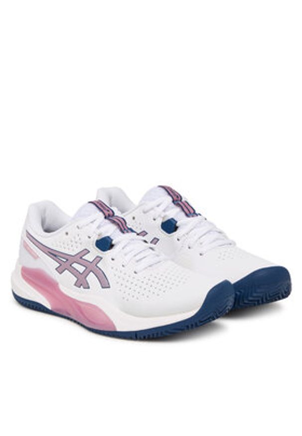 Asics Buty do tenisa Gel-Challenger 15 Clay 1042A293 Biały. Kolor: biały. Materiał: skóra. Sport: tenis