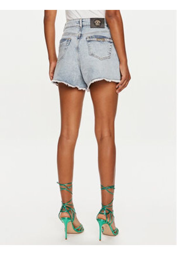 Versace Jeans Couture Szorty jeansowe 76HAD541 Niebieski Skinny Fit. Kolor: niebieski. Materiał: bawełna