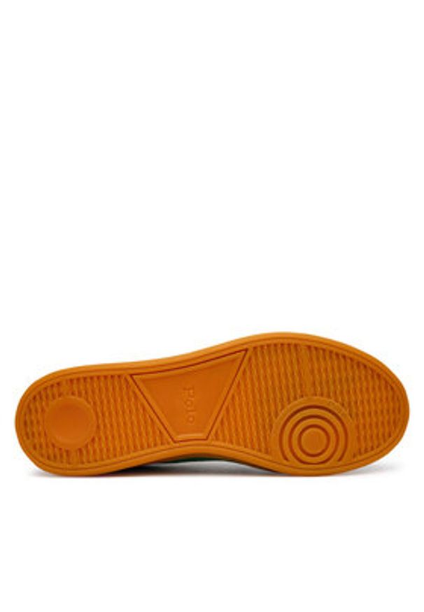 Polo Ralph Lauren Sneakersy 809P06951003 Zielony. Kolor: zielony. Materiał: skóra, zamsz