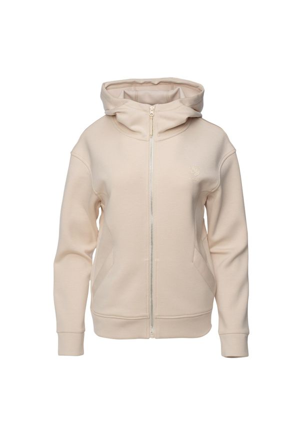 Iguana - Damska Bluza Z Kapturem Comino Z Pełnym Zamkiem Błyskawicznym. Typ kołnierza: kaptur. Kolor: biały