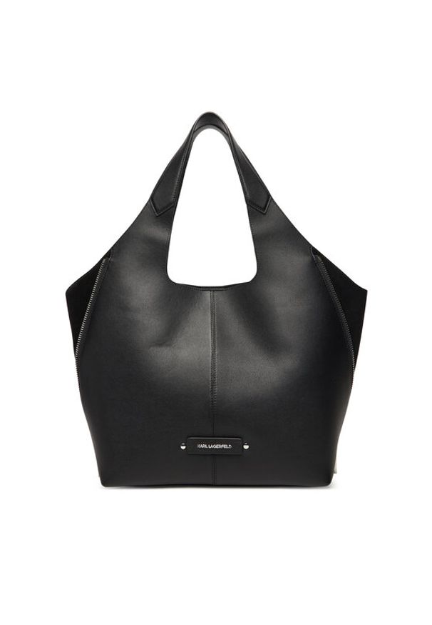 Karl Lagerfeld - KARL LAGERFELD Torebka A3W30080 Czarny. Kolor: czarny. Materiał: skórzane