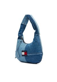 Tommy Jeans Torebka Tjw Denim Patchwork Shoulder Bag AW0AW18471 Niebieski. Kolor: niebieski #4