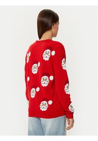 YSABEL MORA - Ysabel Mora Sweter 70028 Czerwony Regular Fit. Kolor: czerwony. Materiał: syntetyk #3