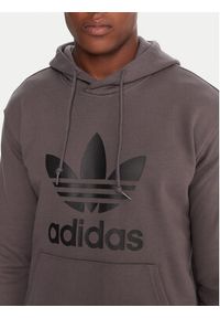 Adidas - adidas Bluza adicolor Classics Trefoil JY3765 Szary Regular Fit. Kolor: szary. Materiał: bawełna #5