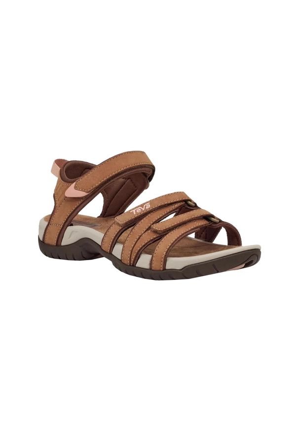 Sandały damskie Teva Tirra Leather. Kolor: brązowy. Sezon: lato