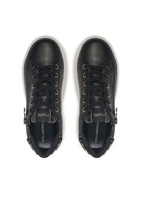 Karl Lagerfeld - KARL LAGERFELD Sneakersy Kapri KL62527F Czarny. Kolor: czarny. Materiał: skóra