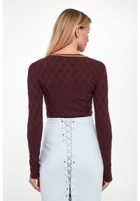 Elisabetta Franchi - Sweter/kardigan damski zapinany na zamek ELISABETTA FRANCHI #5