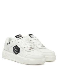 Philipp Plein - PHILIPP PLEIN Sneakersy SAES USC0766 PTE120N Biały. Kolor: biały. Materiał: skóra #5