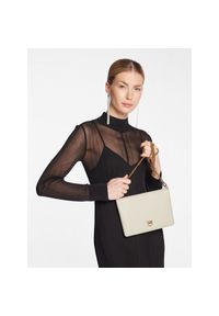 Pinko - Torebka PINKO. Kolor: kremowy #1