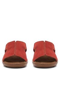 Go Soft Klapki ARC-4854-07 Czerwony. Kolor: czerwony. Materiał: nubuk, skóra #3
