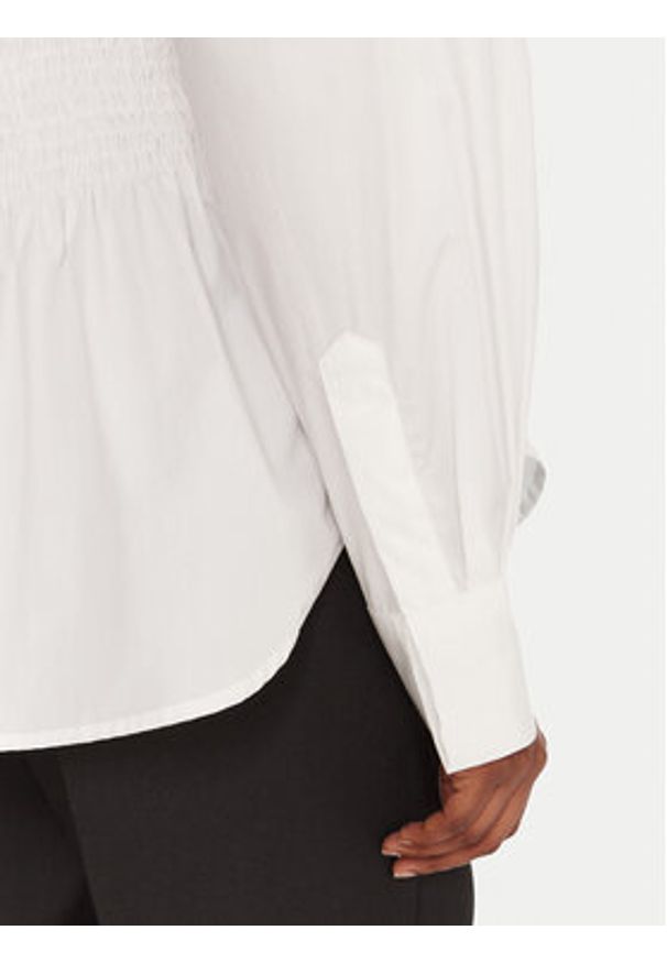 French Connection Koszula 72ZDP Biały Regular Fit. Kolor: biały. Materiał: bawełna