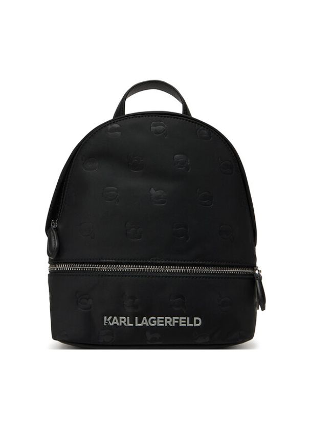 Karl Lagerfeld - KARL LAGERFELD Plecak A3W30122 Czarny. Kolor: czarny. Materiał: skóra