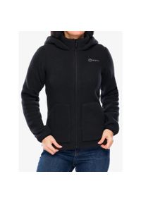 Polar damski z kapturem Berghaus Darria FZ Hooded Jacket. Typ kołnierza: kaptur. Kolor: czarny. Materiał: polar. Sport: turystyka piesza
