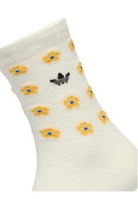 Adidas - adidas Skarpety długie JV7833 Écru. Kolor: kremowy. Materiał: bawełna #3