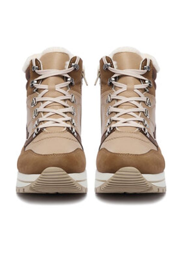 Rieker Trzewiki CEO-N4002-20 Beżowy. Kolor: beżowy. Materiał: skóra