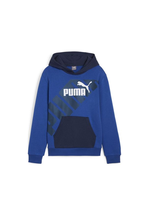 Bluza sportowa dla dzieci Puma Power Graphic Tr. Kolor: niebieski