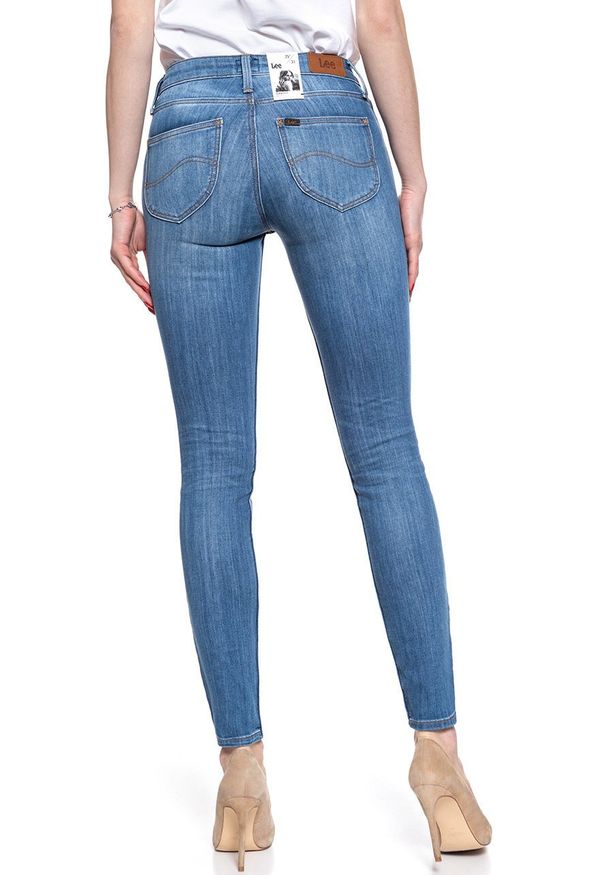 Lee - SPODNIE DAMSKIE LEE SCARLETT HIGH BLUE L526PFYO 112111798
