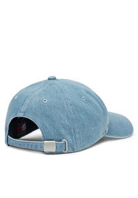 Tommy Jeans Czapka z daszkiem Heritage Core AW0AW17582 Niebieski. Kolor: niebieski. Materiał: bawełna, materiał