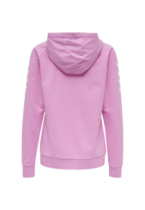 Bluza do piłki ręcznej damska Hummel hmlGO Zip z kapturem. Typ kołnierza: kaptur. Kolor: wielokolorowy, różowy, fioletowy. Sezon: zima, jesień