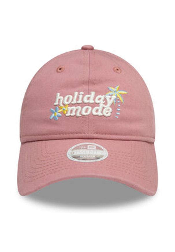 New Era Czapka z daszkiem Phrase 9Twenty 60595357 Różowy. Kolor: różowy. Materiał: materiał, bawełna