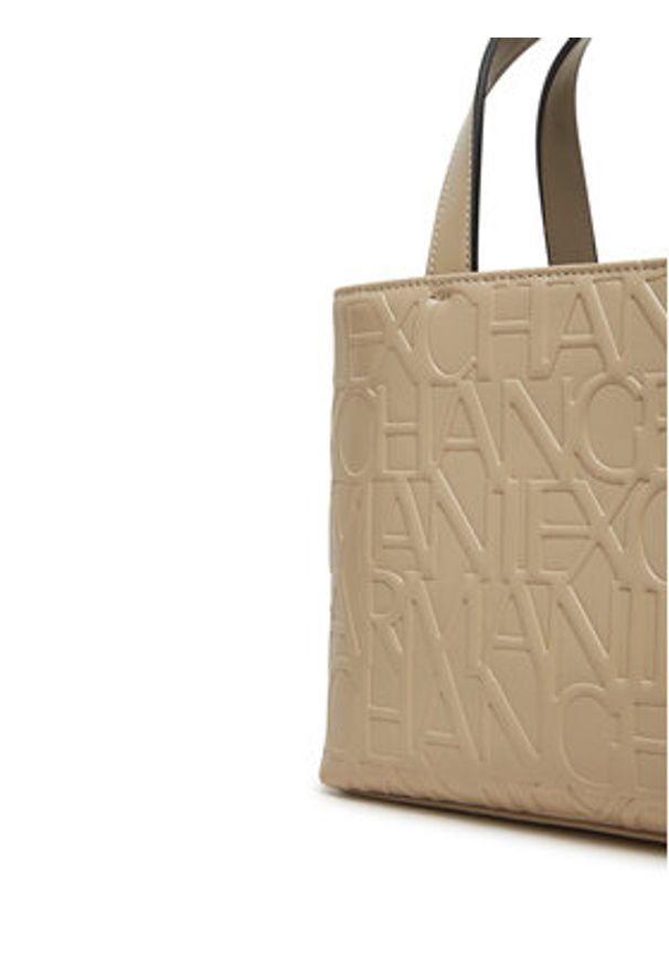 Armani Exchange Torebka 942647 CC793 U1092 Beżowy. Kolor: beżowy. Materiał: skórzane