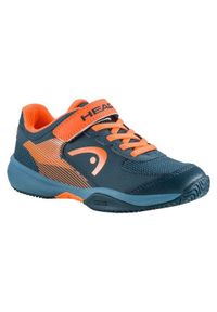 Buty tenisowe dzięcięce Head Velcro 3.0 bluestone/orange 31,5. Kolor: niebieski, wielokolorowy, pomarańczowy, szary. Sport: tenis #1